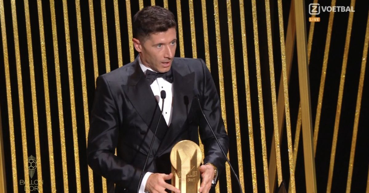 Ballon D Or 2022 Robert Lewandowski Pemenang Gerd Muller Trophy The