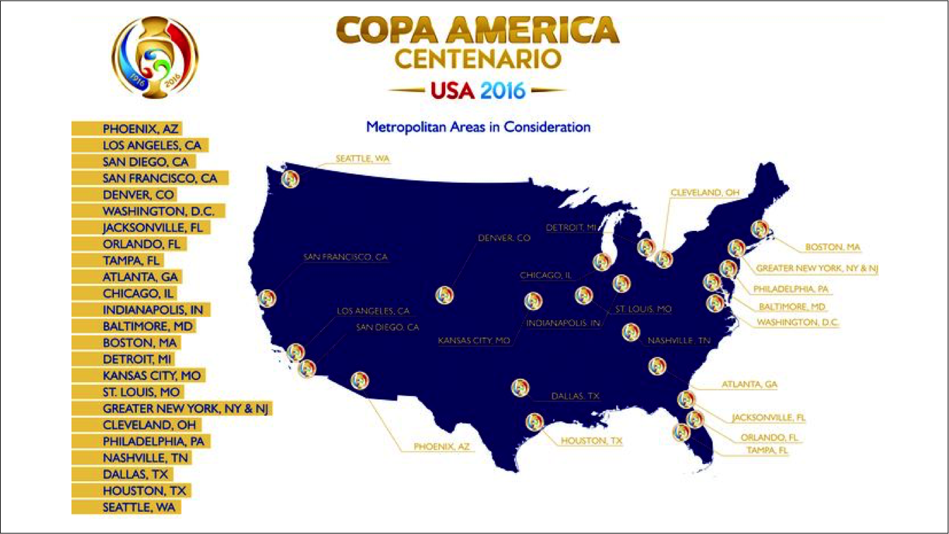 Jadual Copa America Centenario 2016 The Sukan